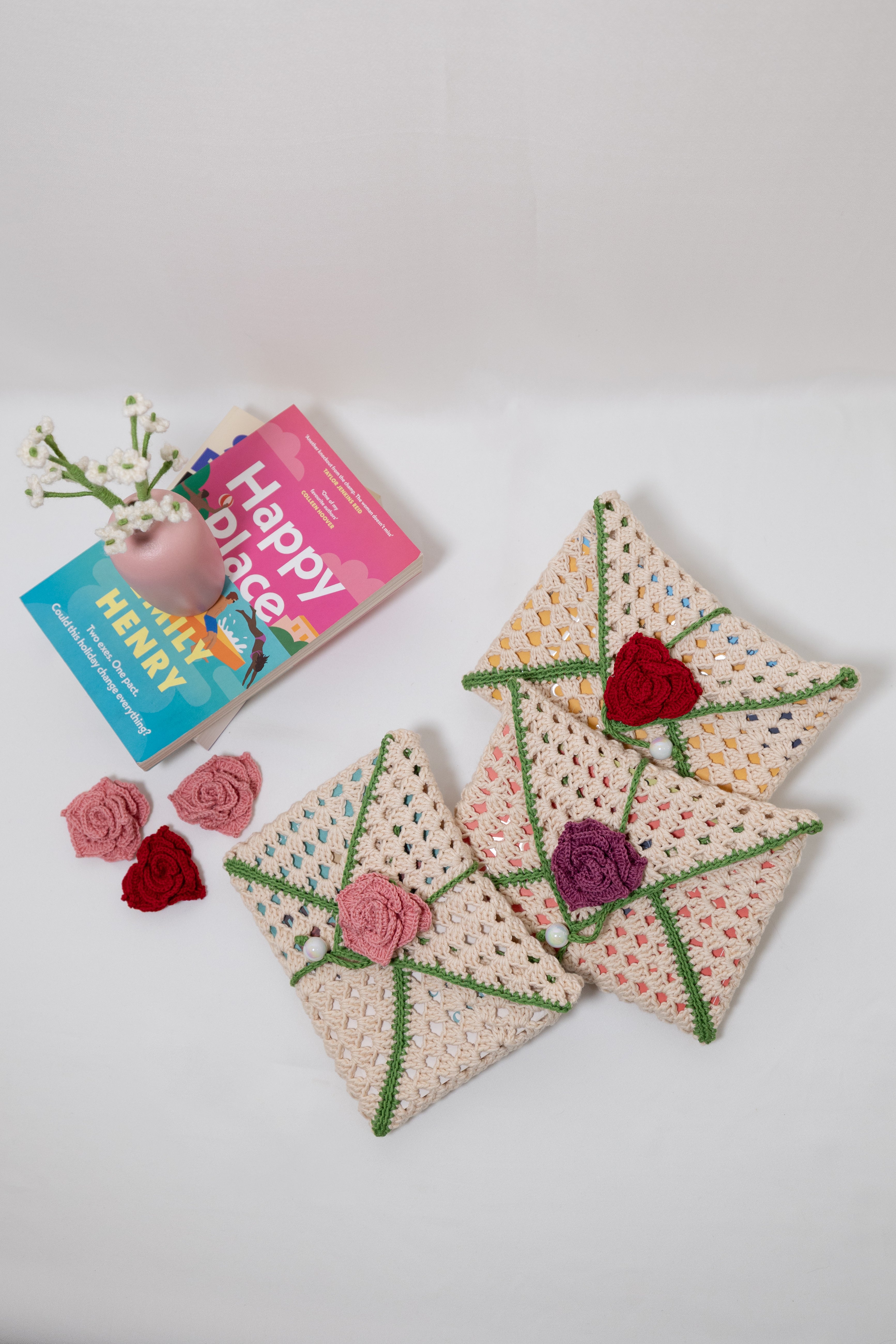 Rose Bloom Book Sleeve