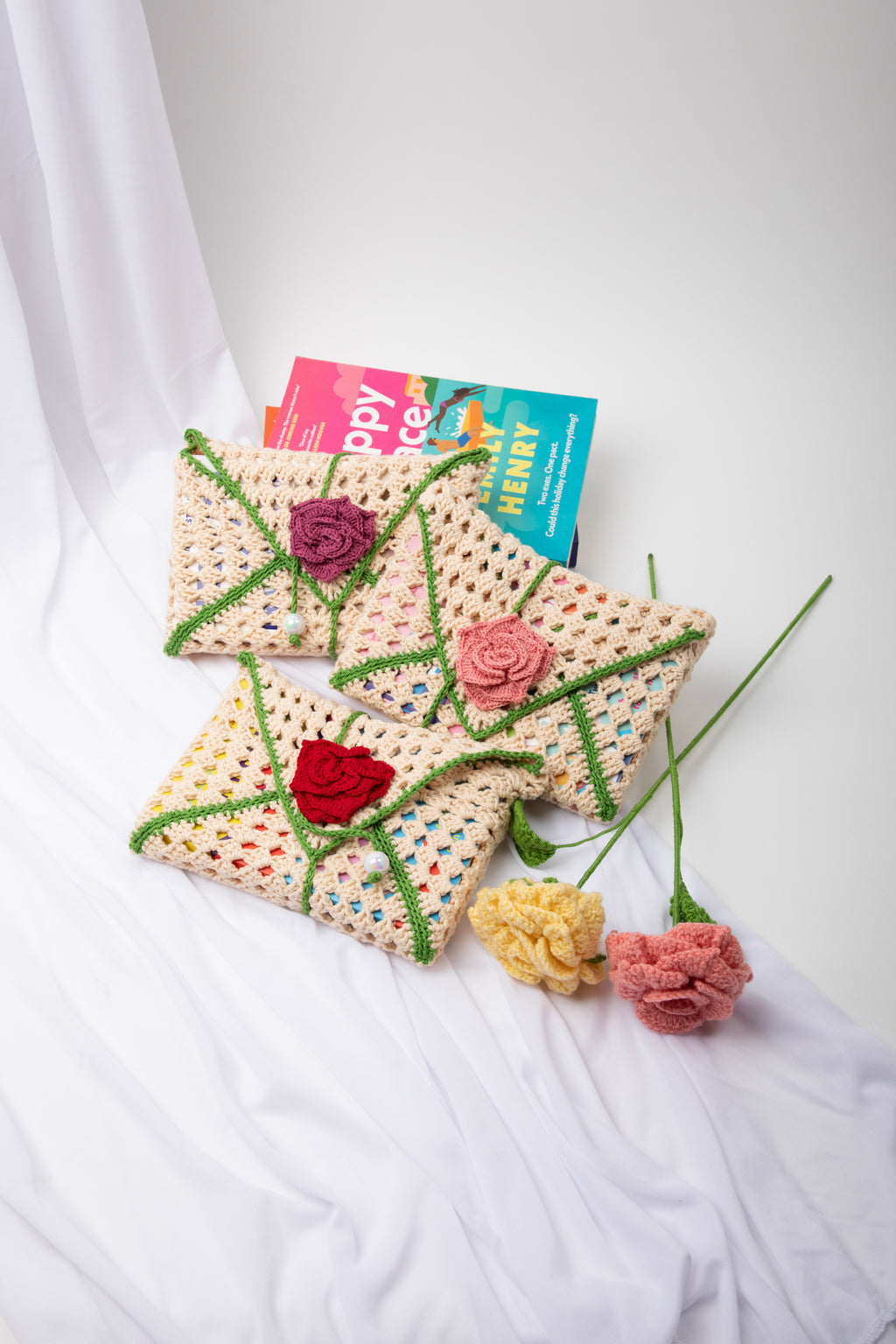 Rose Bloom Book Sleeve