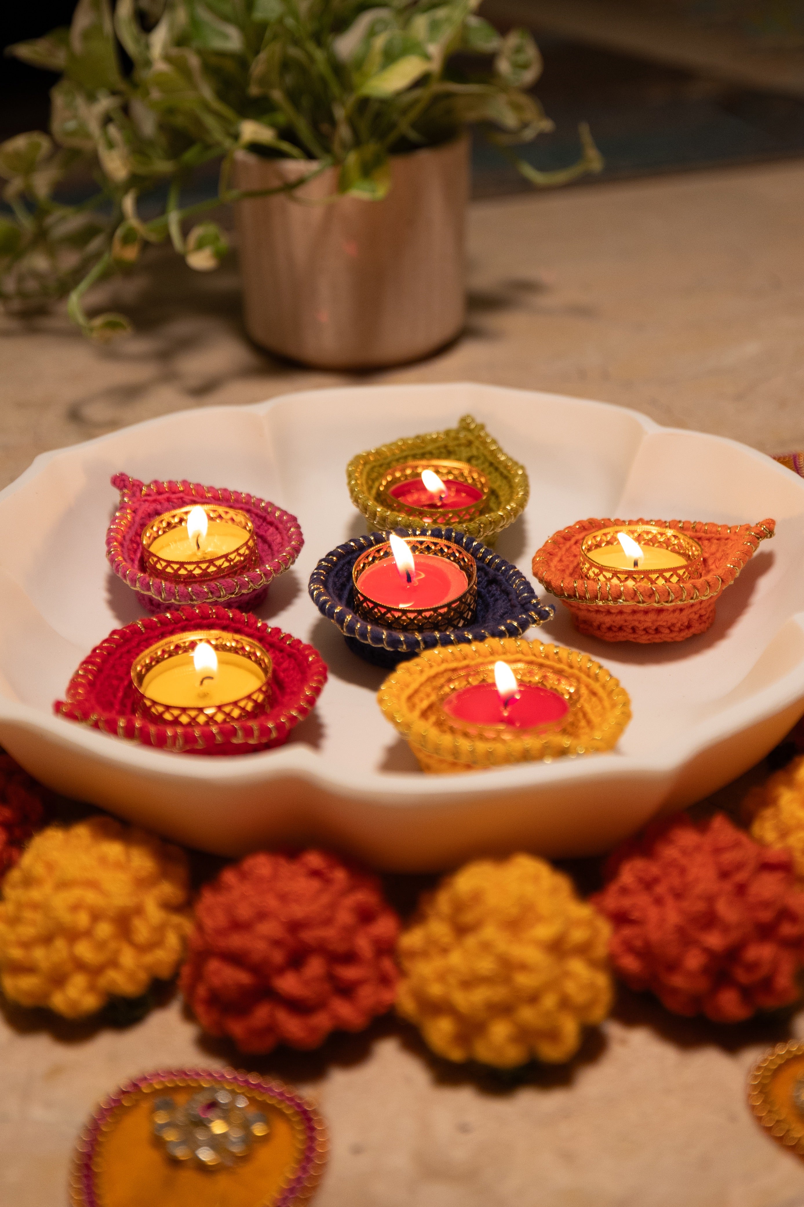 Festive Diya (Pack of 6)