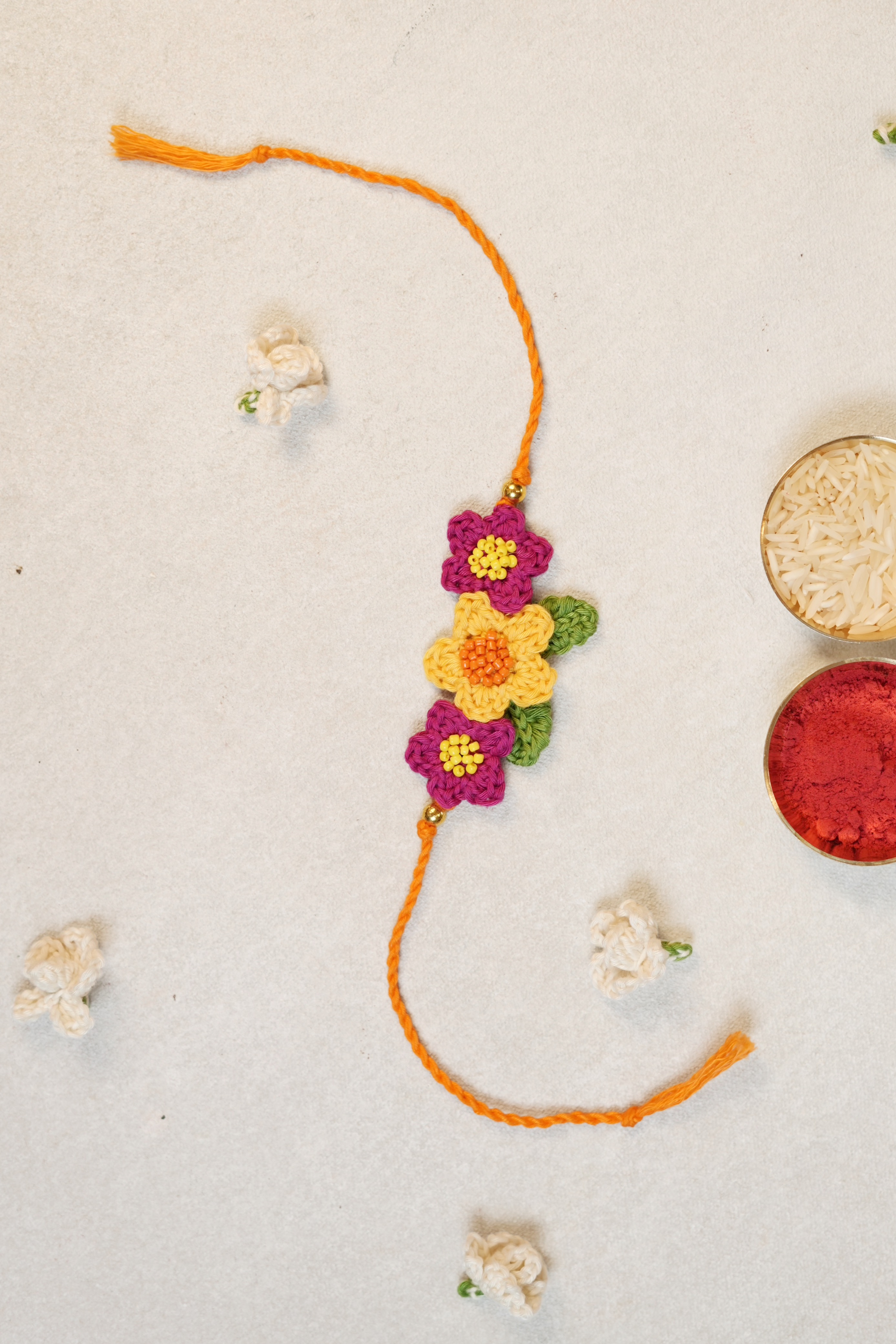 Floral Trio Rakhi