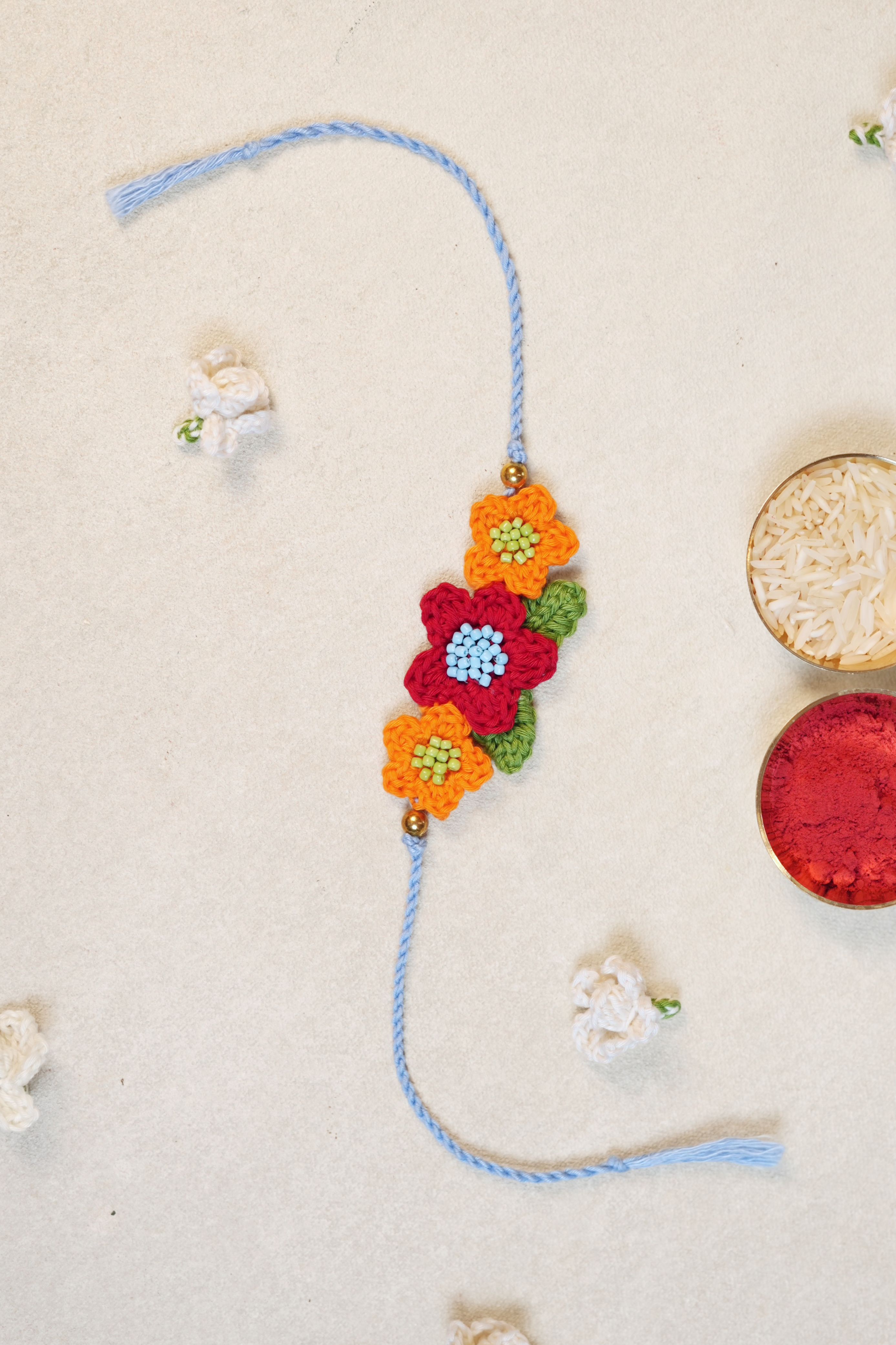Floral Trio Rakhi